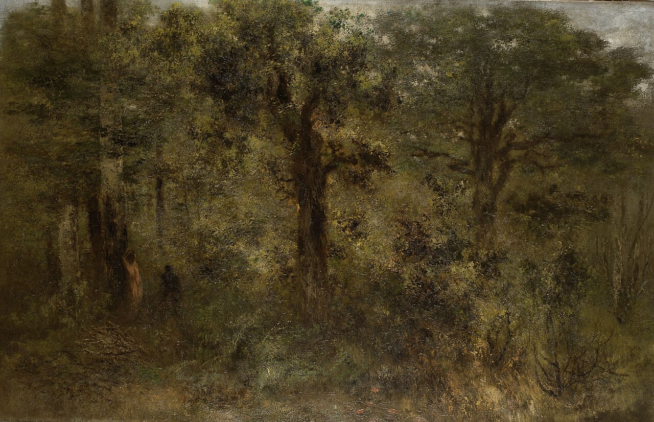 Woodland Scene in Gasny (Normandy) by Xavier de Cock