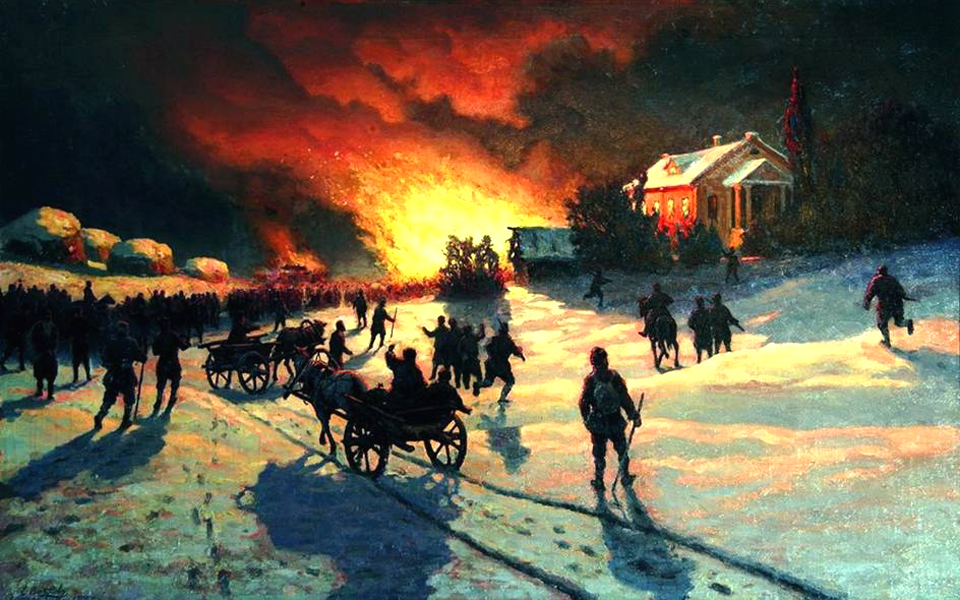The Fire by Yefim Volkov
