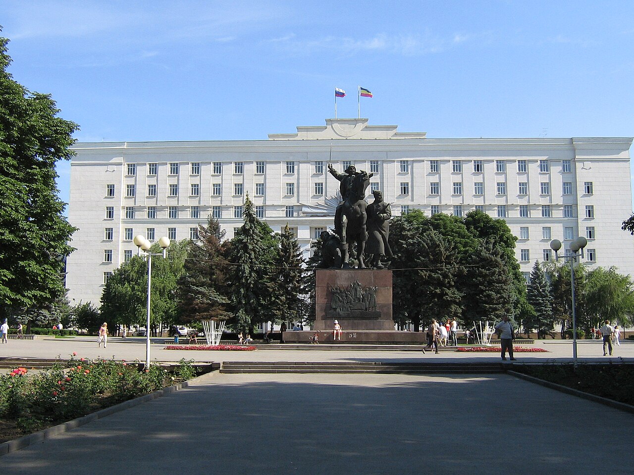 Monument to the 1st Cavalry Army by Yevgeny Viktorovich Vuchetich