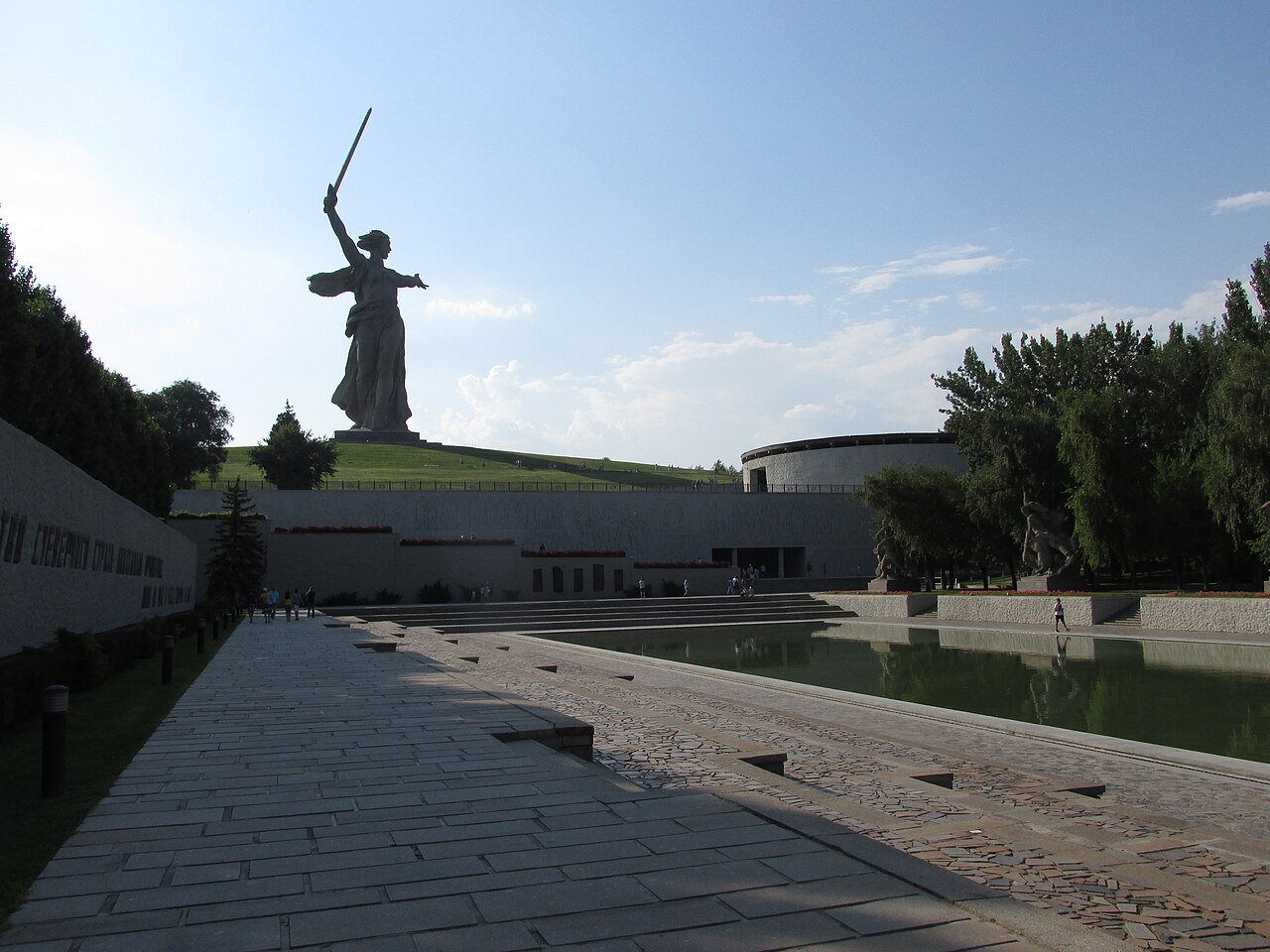 The Motherland Calls by Yevgeny Viktorovich Vuchetich