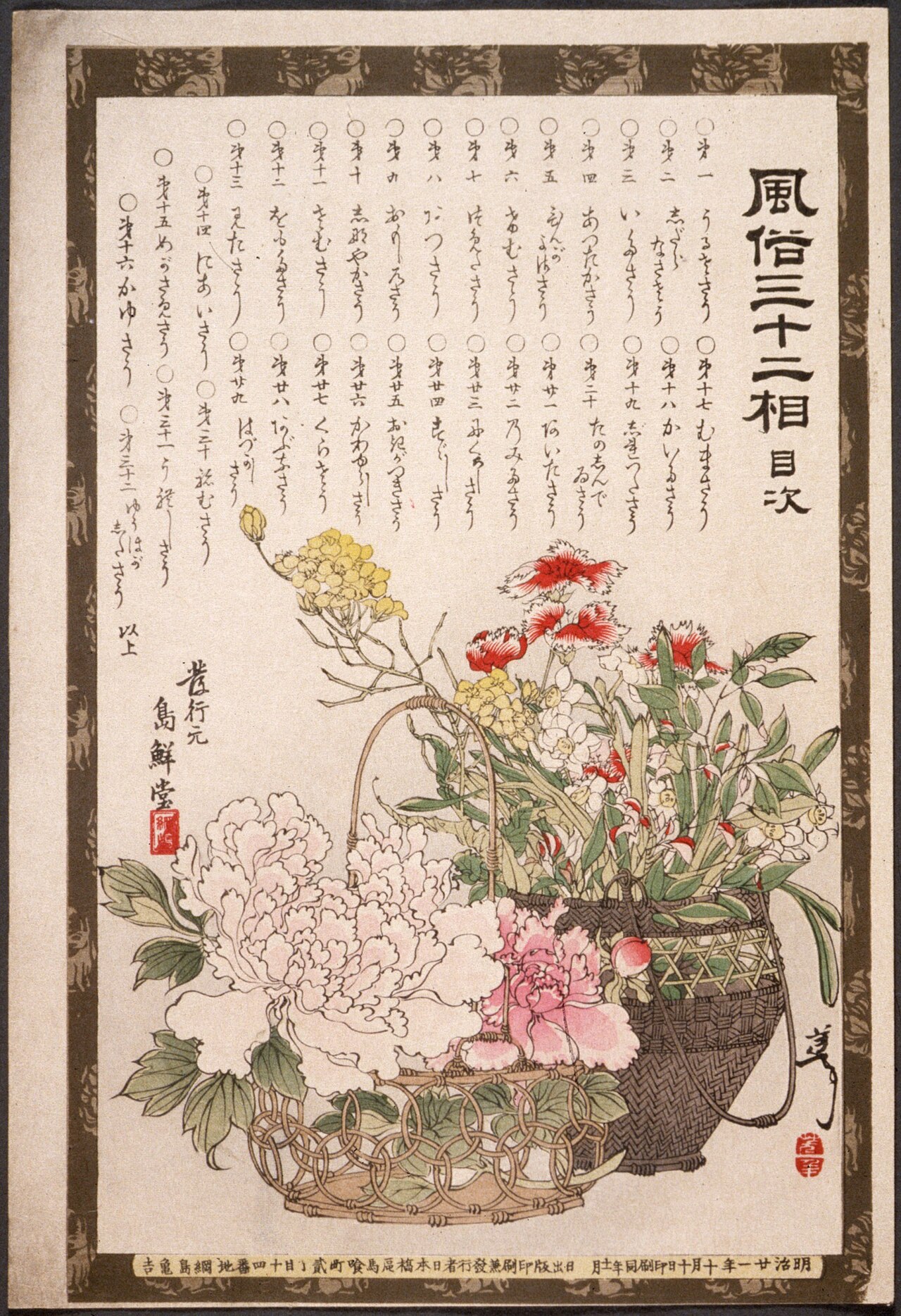 Thirty-two Aspects of Customs and Manners by Yoshitoshi