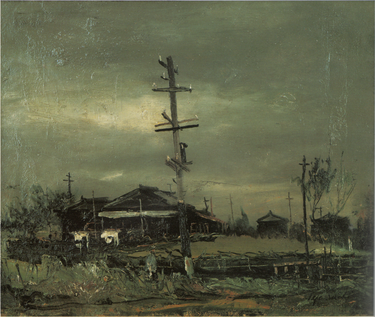 View of Shimo-Ochiai by Yuzo Saeki