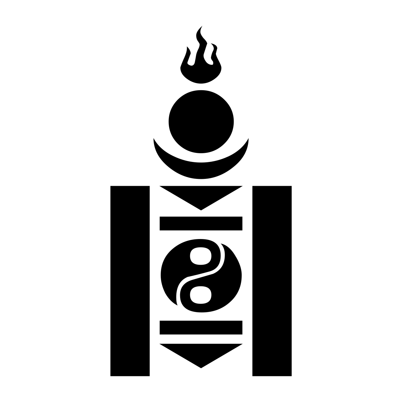 Soyombo symbol by Zanabazar