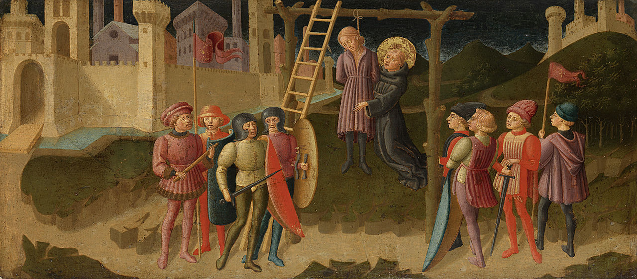 Saint Nicholas Saving a Hang by Zanobi Machiavelli