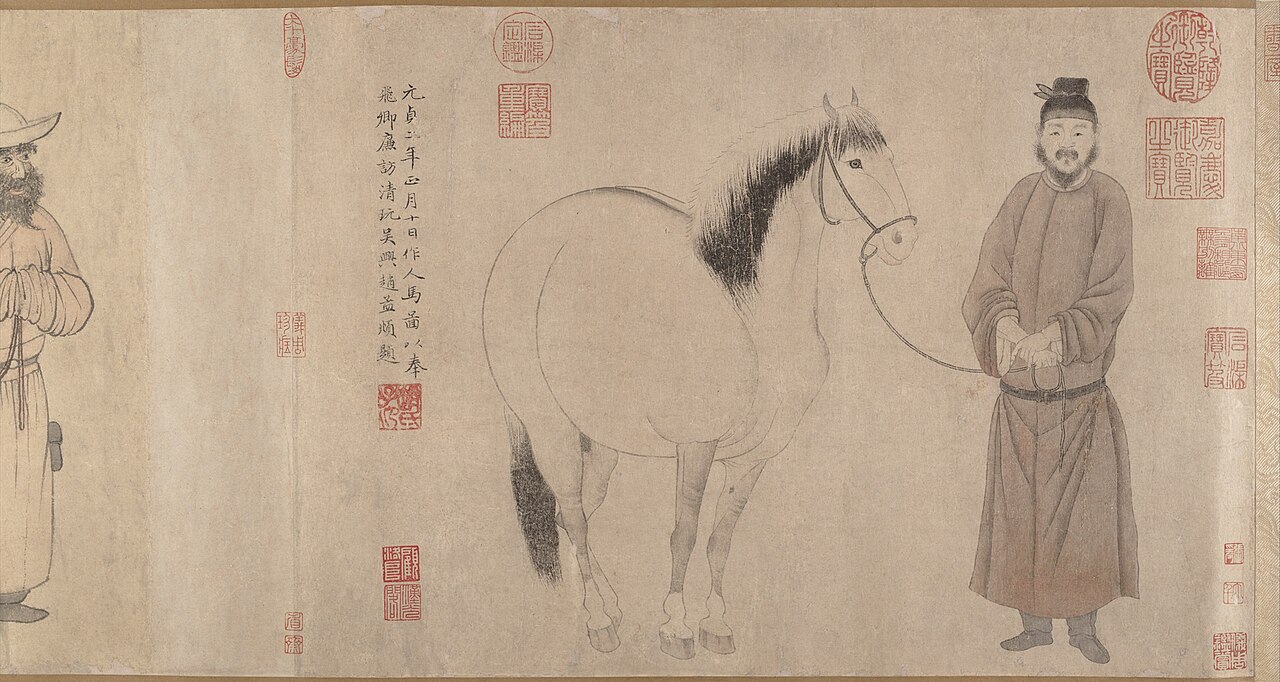 Grooms and Horses by Zhao Yong
