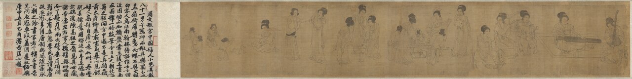 In the Palace by Zhou Wenju