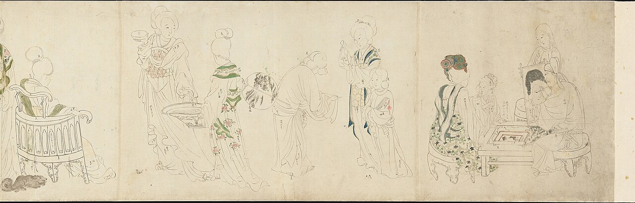 Spring Morning in the Tang Court by Zhou Wenju