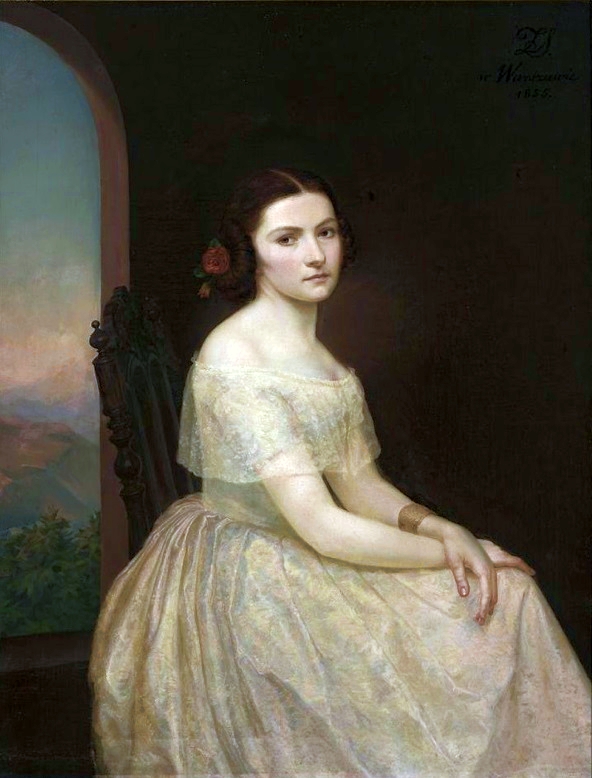 Self-portrait by Zofia Szymanowska-Lenartowicz
